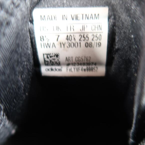 Adidas Shoes Womens 8.5 Cloudfoam Sneakers Athletic Trainer Casual Running Black - Picture 6 of 14